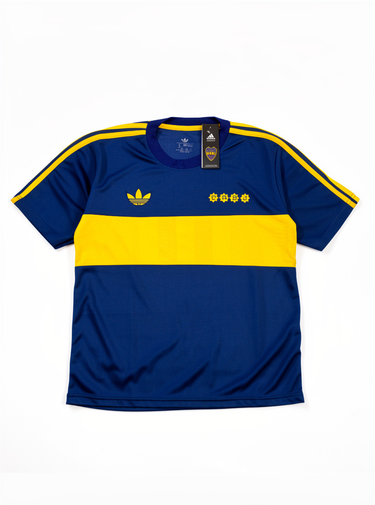 camiseta retro de boca 1981 Maradona