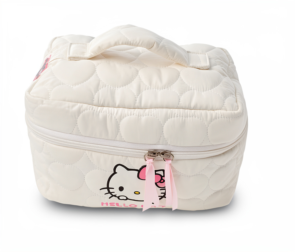 Cosmetiquera Hello Kitty - Adorable Estuche de Viaje con Diseño de Hello Kitty,