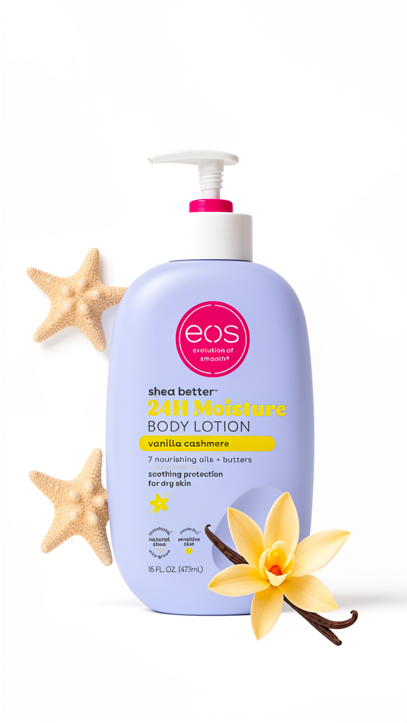 Loción corporal EOS Shea Better Vanilla Cashmere ✨🍦