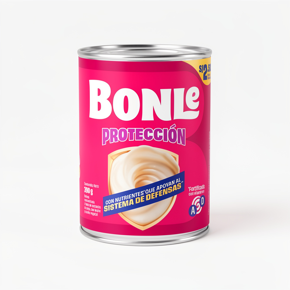 LECHE BONLE PROTECCION ROSADO 390G