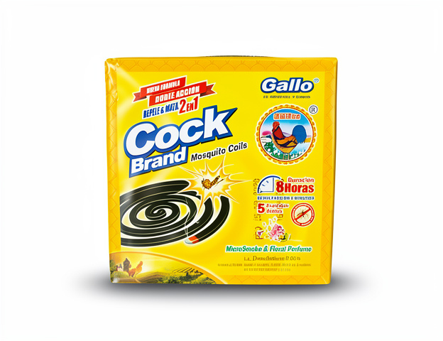 REPELENTE ESPIRAL COCK BRAND GALLO