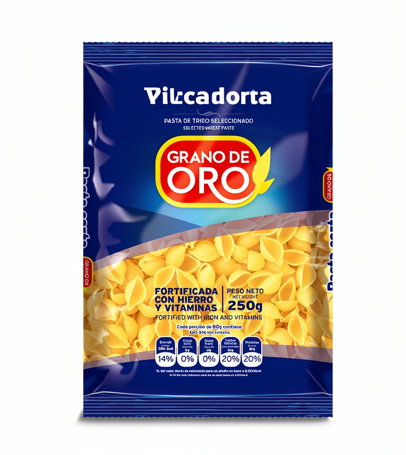 FIDEOS CARACOL GRANO DE ORO 250G
