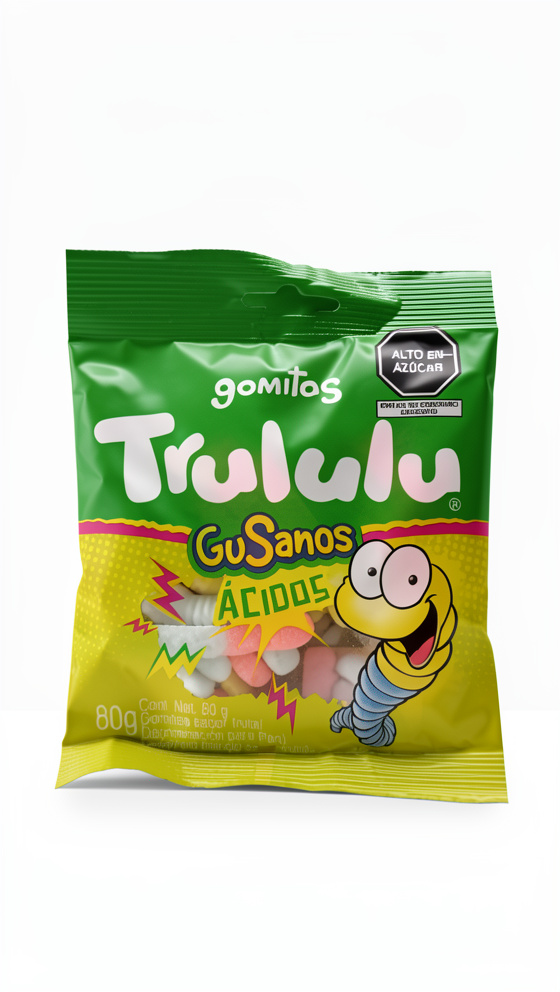 TRULULU GUSANOS ACIDOS 80G