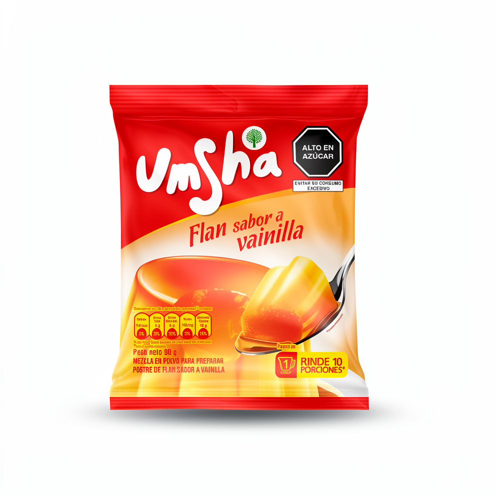 FLAN UMSHA VAINILLA 90G