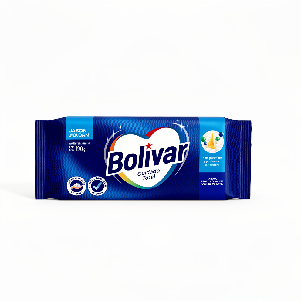 JABON BOLIVAR AZUL 190G
