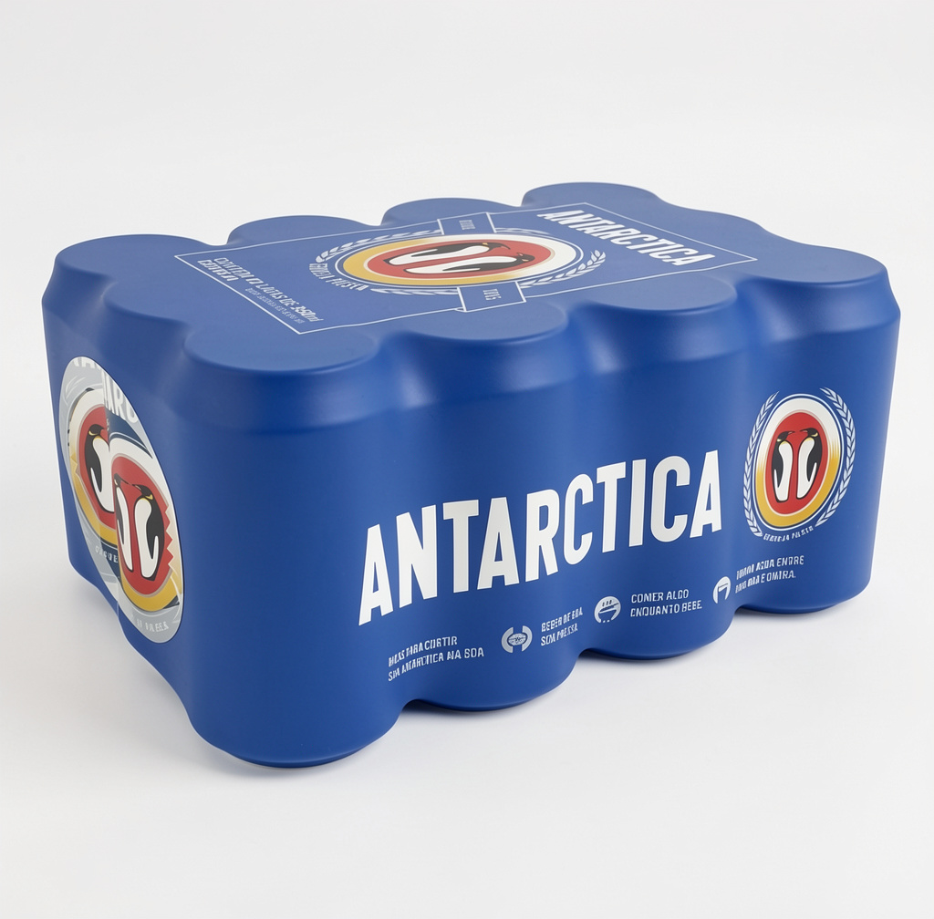 Cerveja Antarctica Pilsen 350ml caixa c/ 12 un