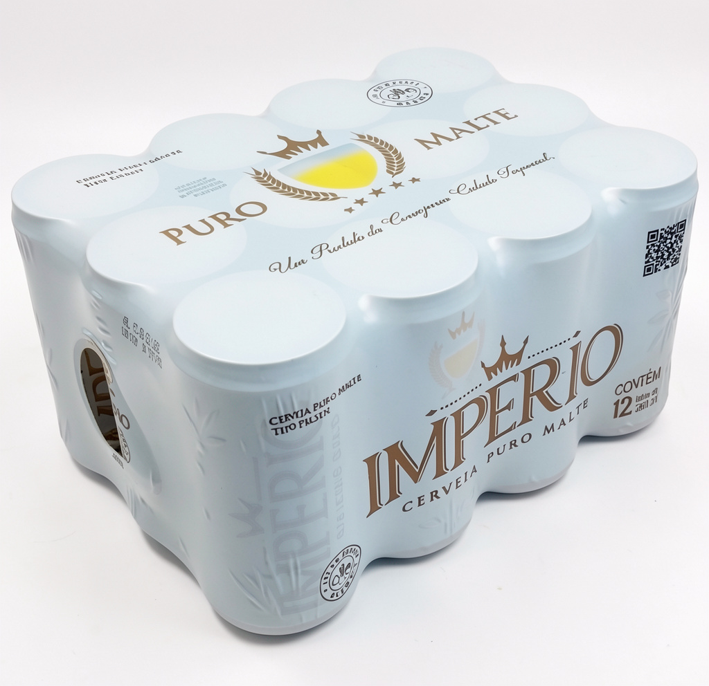 Cerveja Imperio Puro Malte 350ml caixa c/ 12 un