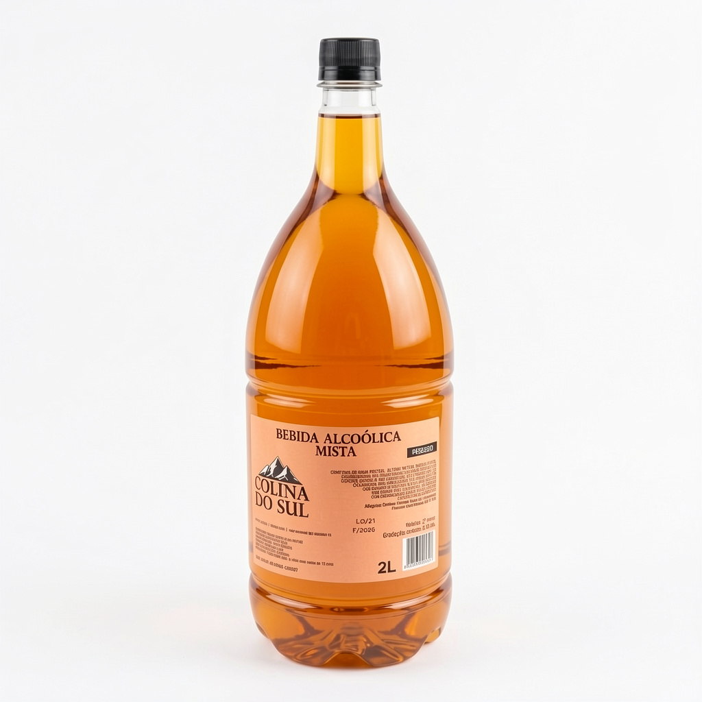 Bebida alcoólica mista de pêssego 2l