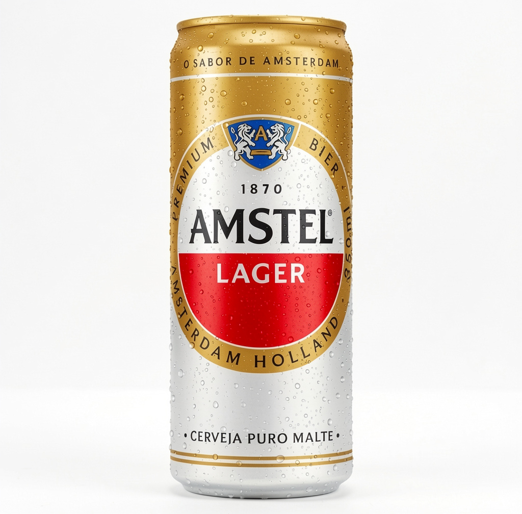 Cerveja amstel 350ml lata