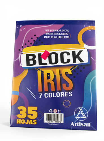 Block iris carta original Artisan