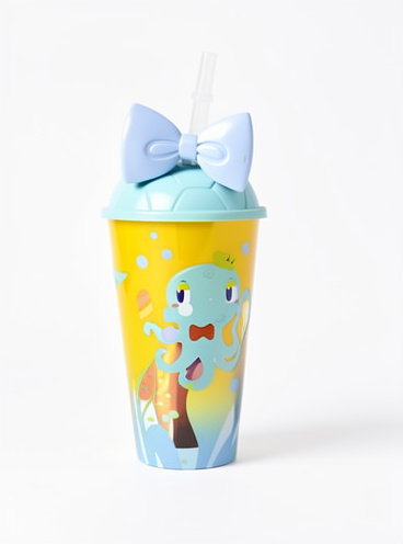 Vaso pitillo tornasol