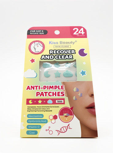 Parches antiacné kiss Beauty con figuras