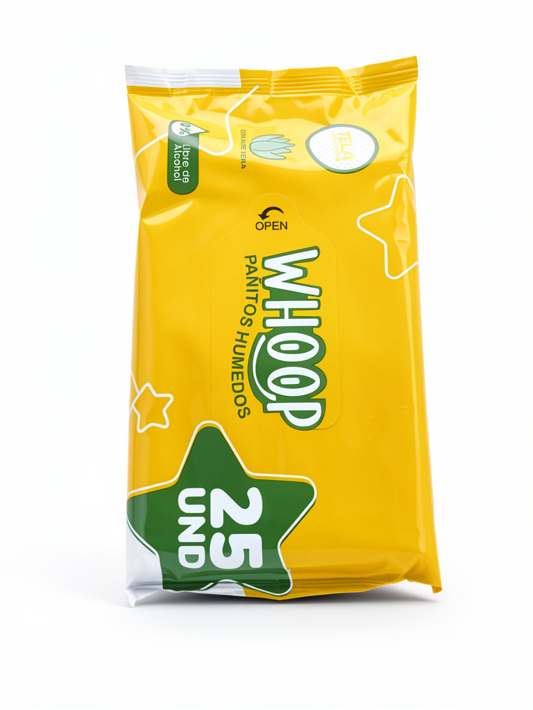 Pañitos humedos whoop *25 unidades