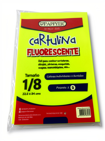 Cartulina fluorescente