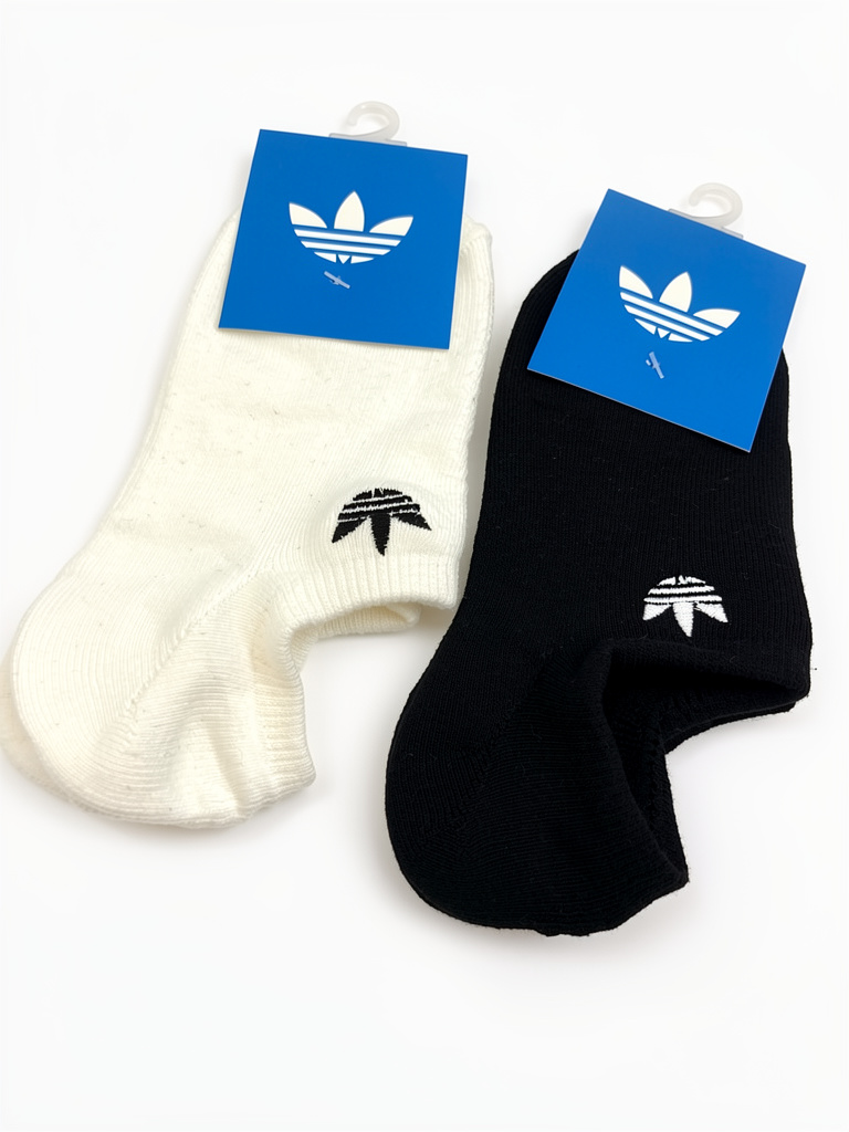 Media talonera  1.1 niño ADIDAS blanco y negro