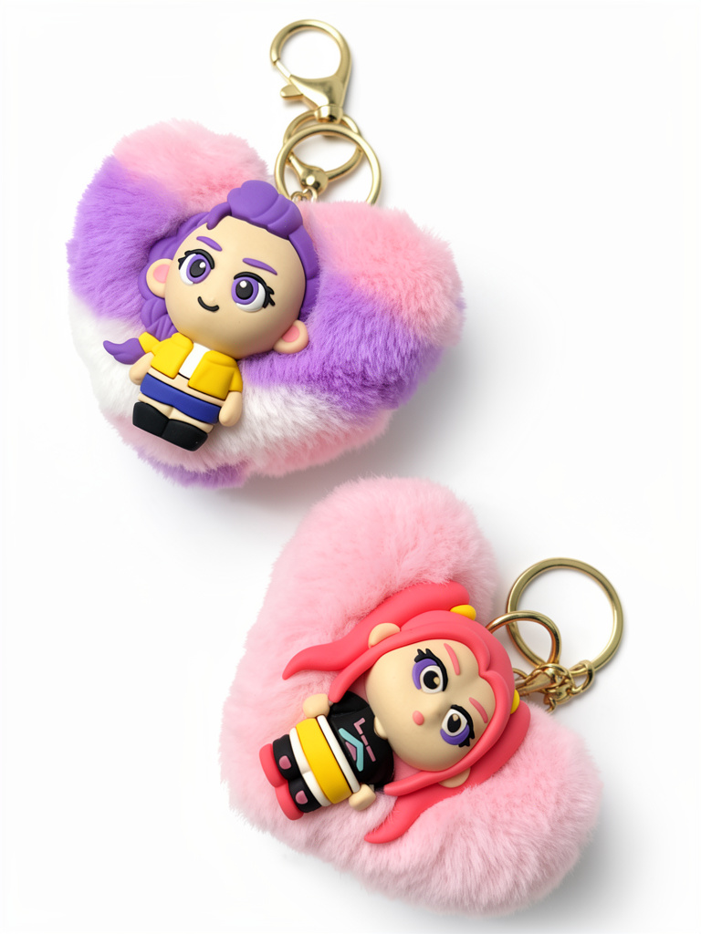 Llavero pompon guerreras k-pop