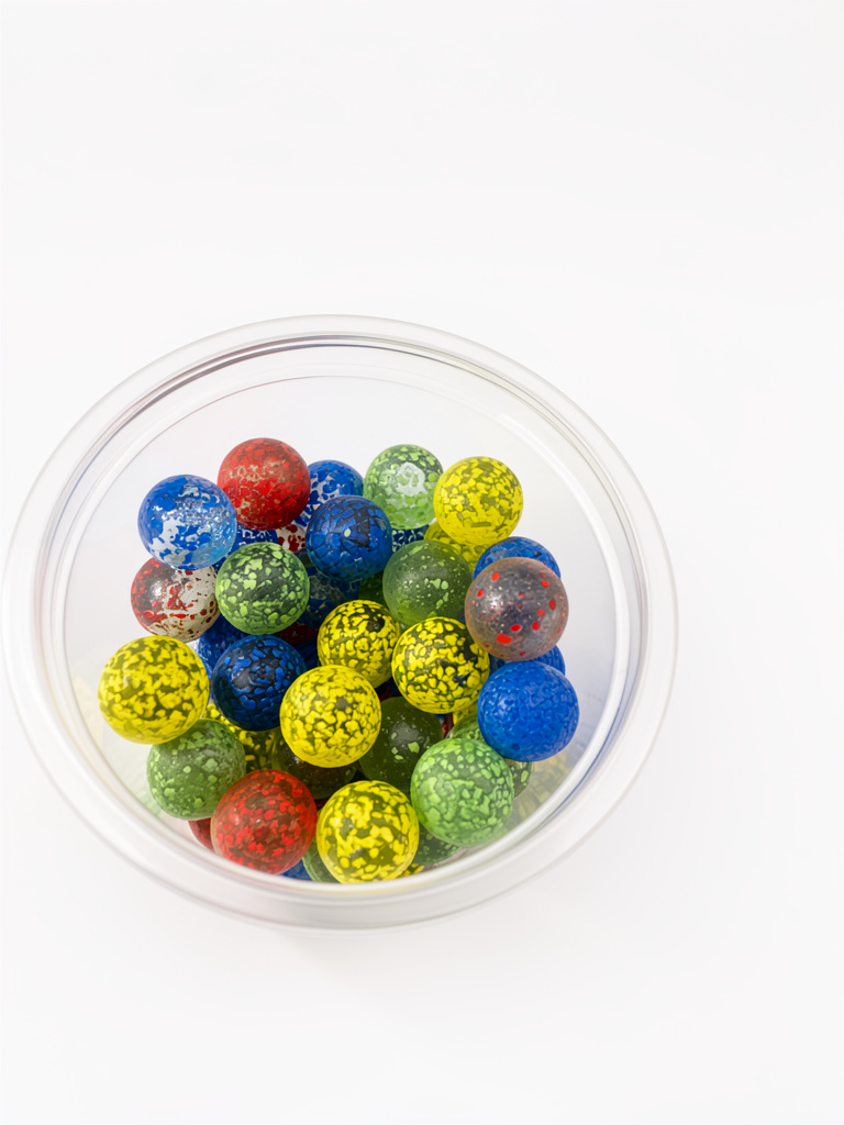 Bolitas de cristal surtidas