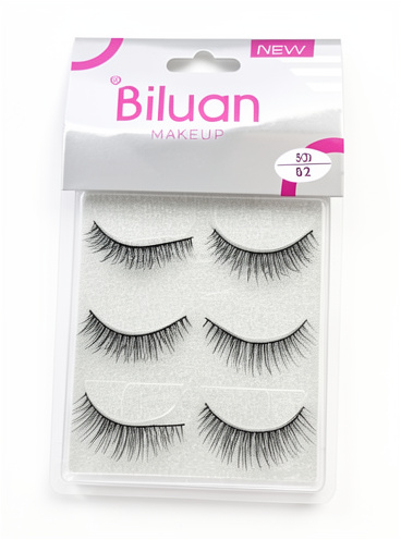 Pestaña postiza *3 Biluanmakeup