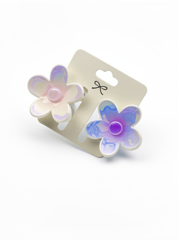 Set de ganchos flor *2