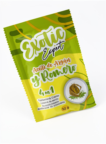 Sachet teatamiento capilar aceite de argan y romero exotic