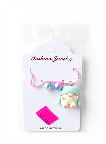 Set collar mas arete fantasia y plastico niña