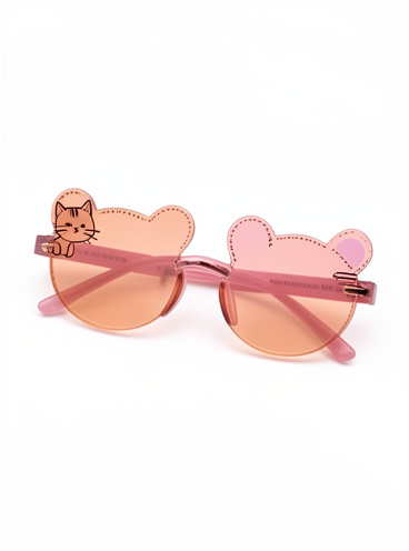 Gafas de niña osito y gatico