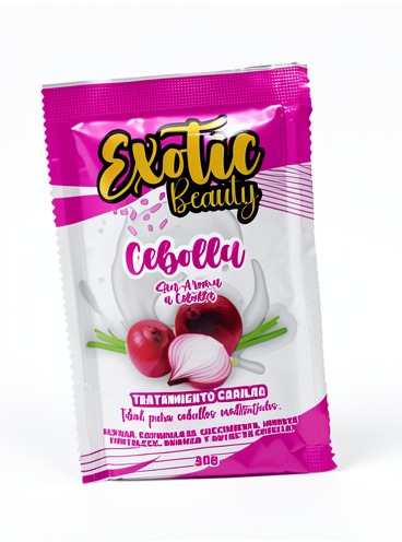 Sachet tratamiento capilar de cebolla exotic