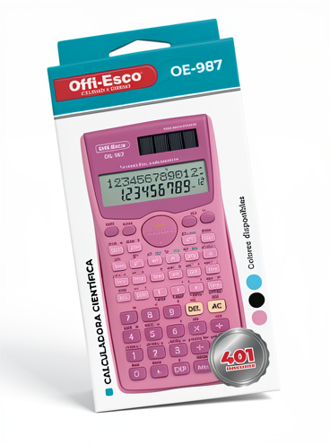 Calculadora científica con panel solar offi esco