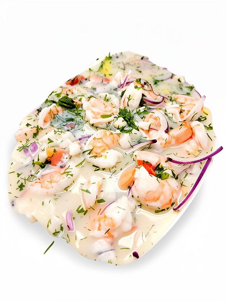 Ceviche de camaron 1/2