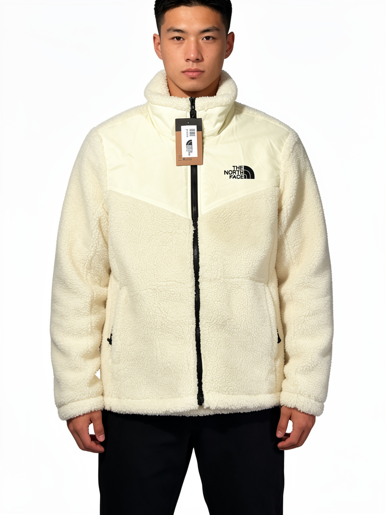 3-The North Face chaqueta crema