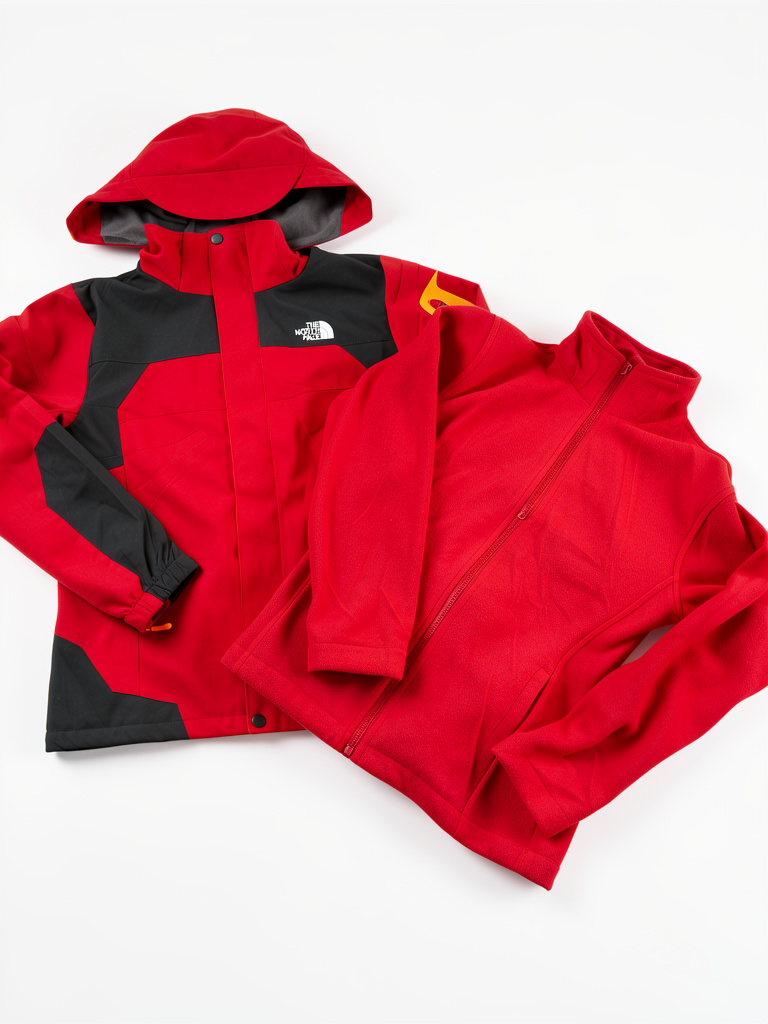 5-The North Face chaqueta roja S
