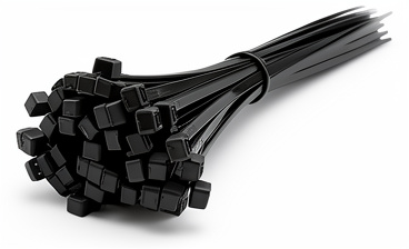 TIRRAP 4.8X380MM NEGRO (100UNI/PAQ)