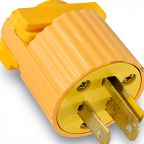 ENCHUFE U38/3P VINIL 15A 125V