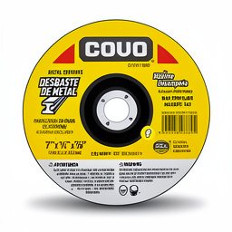 DISCO DESBASTE 7" DE METAL COVO