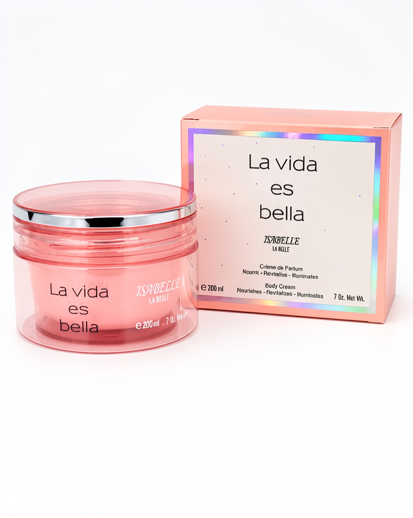 Creme Corporal Hidratante La vida Ès Bella 200g (Pasta)