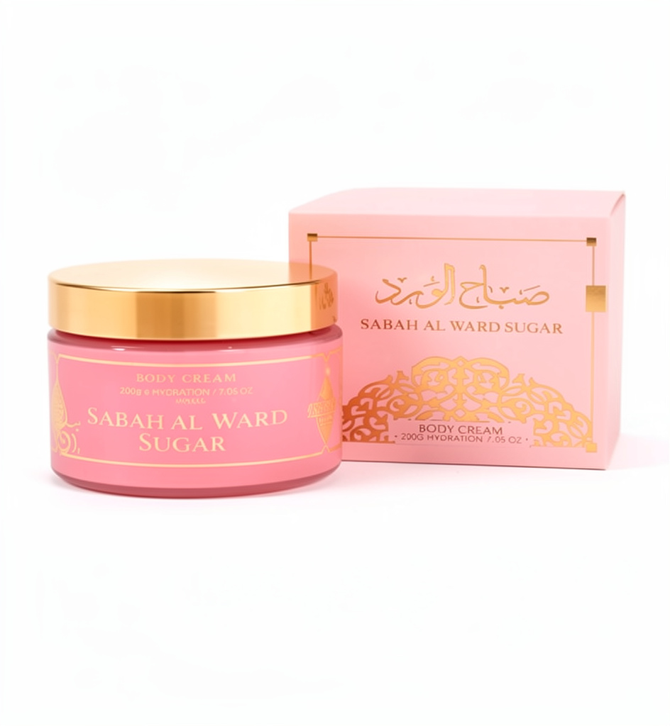 Creme Corporal Hidratante Sabah Al Ward Sugar 200g (Pasta)