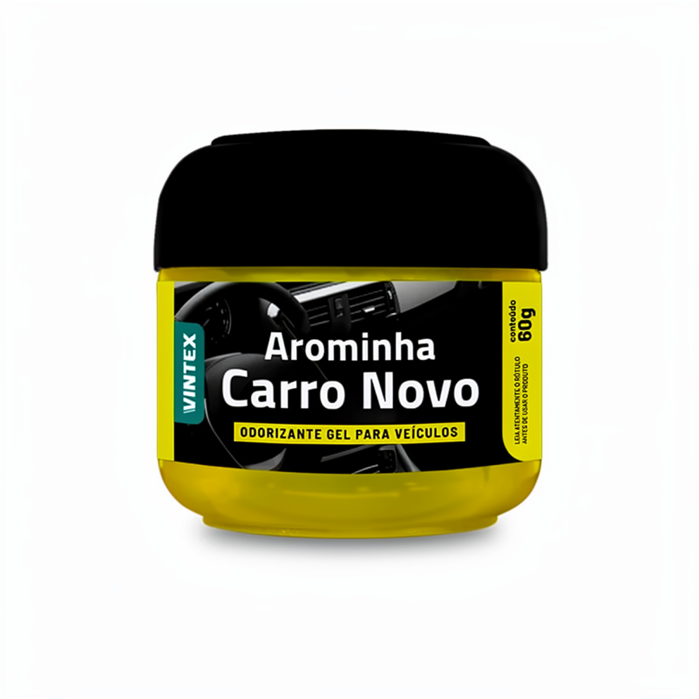 AROMINHA EM GEL CARRO NOVO