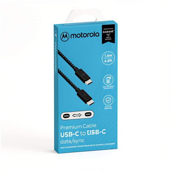 CABLE 1MT TYPE C TO TIPE C QUICK CHARGE MOTO
