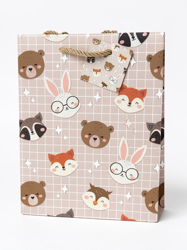 Bolsa de Regalo Animales Safari 18x23cm