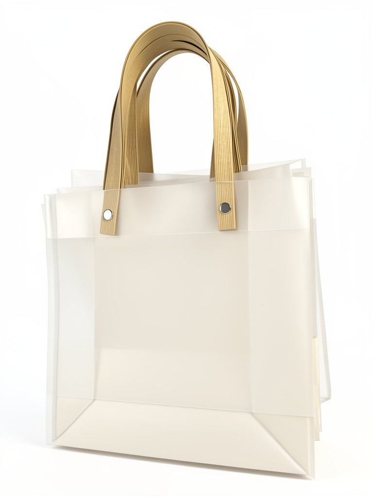 Bolsa transparente mediana