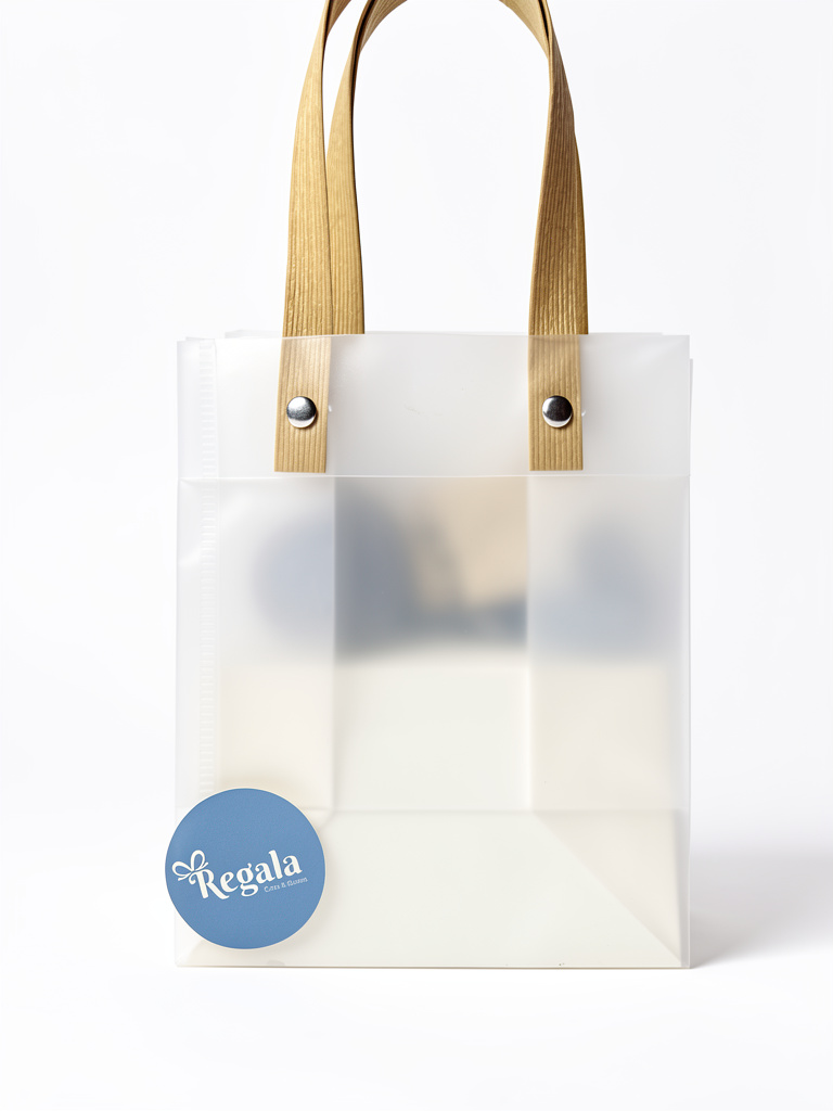 Bolsa semi transparente