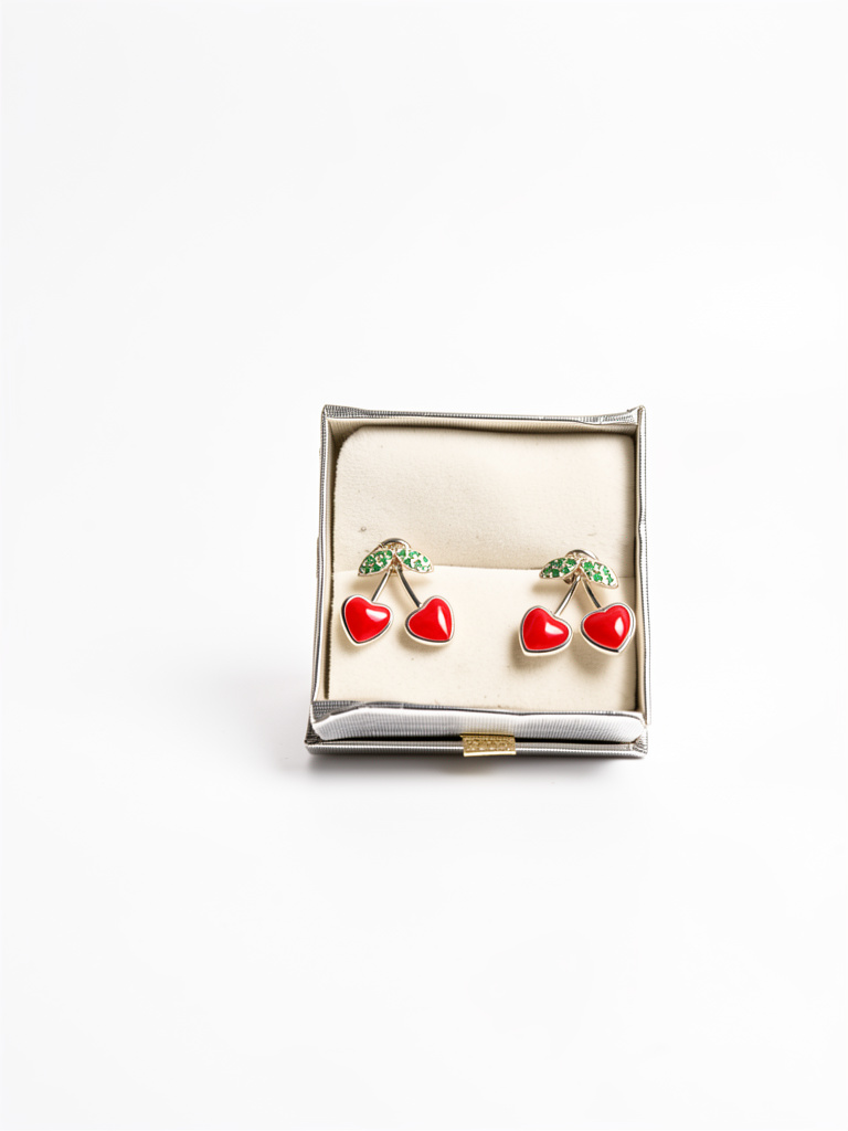 Aros cereza corazón