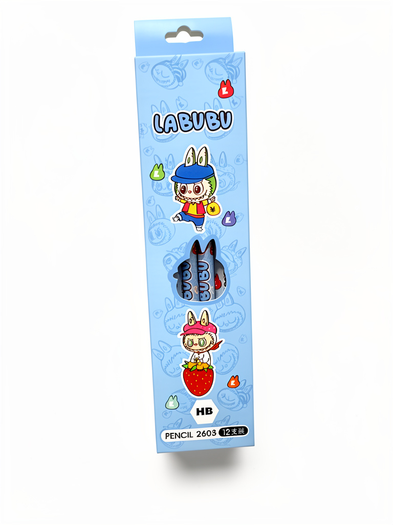 Set Lápiz Grafito Labubu 12 un