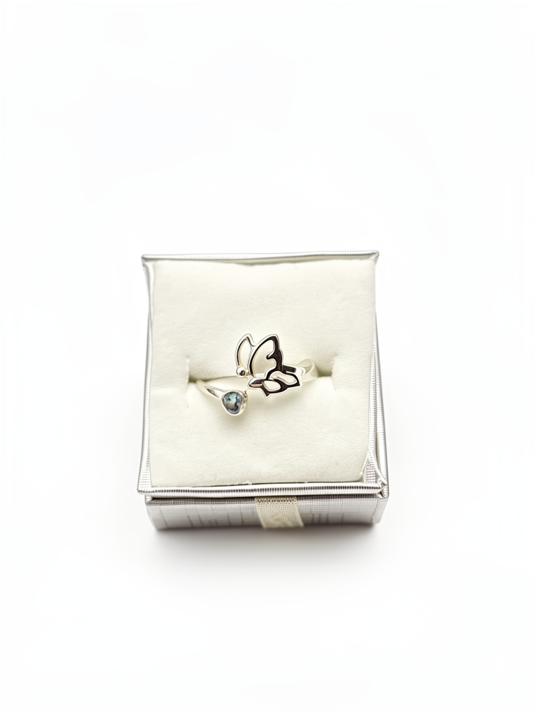 Anillo mariposa ajustable
