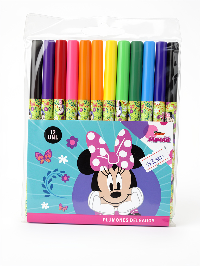 Set Plumones Delgados 12un