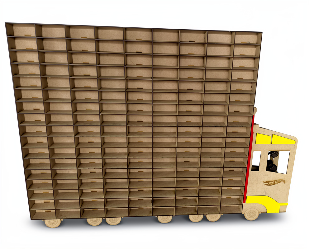 Hotwheels trailer 140 carros