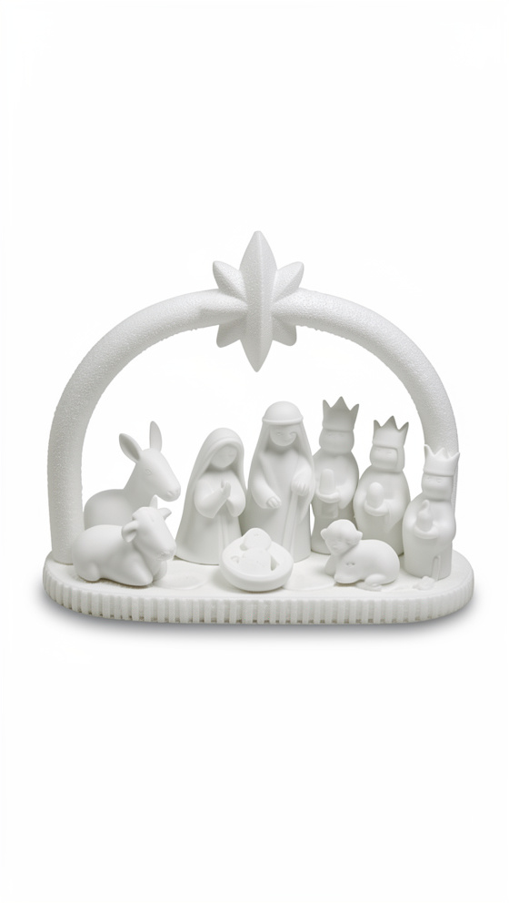 Pesebre fosforescente 6cm