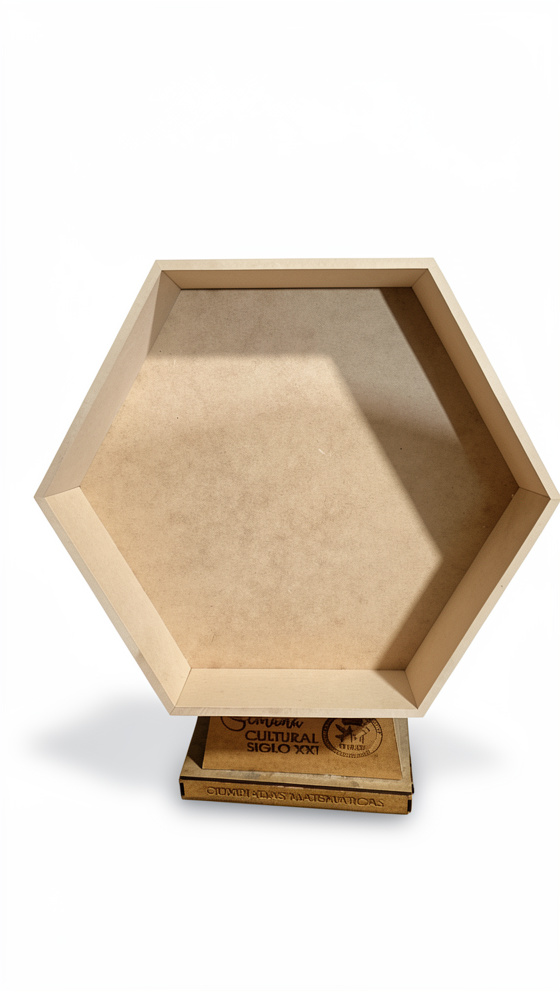 EXAGONAL MDF 30CM