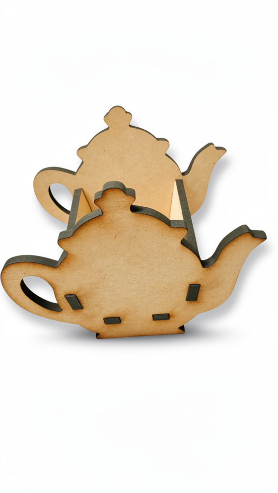 Cajita tetera 10cm en mdf6mm