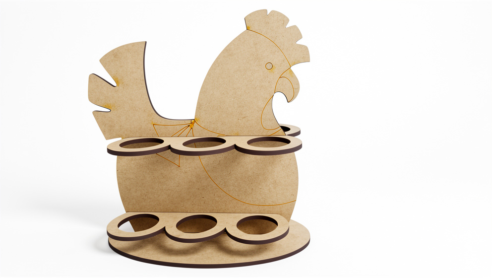 GALLINA 12 huevos